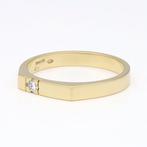 Bague - 14 carats Or jaune Diamant (Naturelle), Bijoux, Sacs & Beauté, Bagues