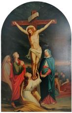 Belgische school (XIX) - Jésus Christ sur la croix, Antiquités & Art