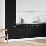 vidaXL Kast met Lade in Zwart Eiken, 80 x 46 x 81,5 cm,, Verzenden, Nieuw