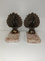 Boekensteunen (2) - Zinklegering, Marmer - Serre livres Art