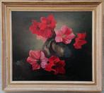 Frits Weiland (1888-1950) - Still life with red Amaryllis, Antiek en Kunst, Kunst | Schilderijen | Klassiek