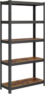 Opbergrek en stellingkast - hoogte 150 cm - metaal met MDF, Huis en Inrichting, Verzenden, Nieuw