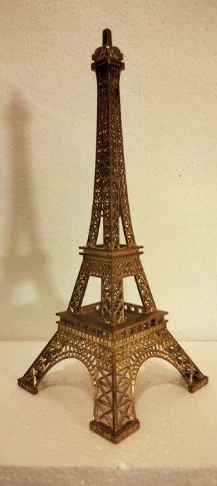 Beeld, La tour EIFFEL Paris - 25 cm - Legering - 1960, Antiquités & Art, Curiosités & Brocante