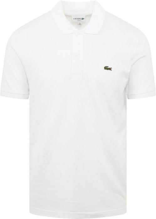 Lacoste Poloshirt Pique Wit maat Maat 52/54 (L) Heren, Kleding | Heren, Polo's, Wit, Nieuw, Maat 52/54 (L), Verzenden