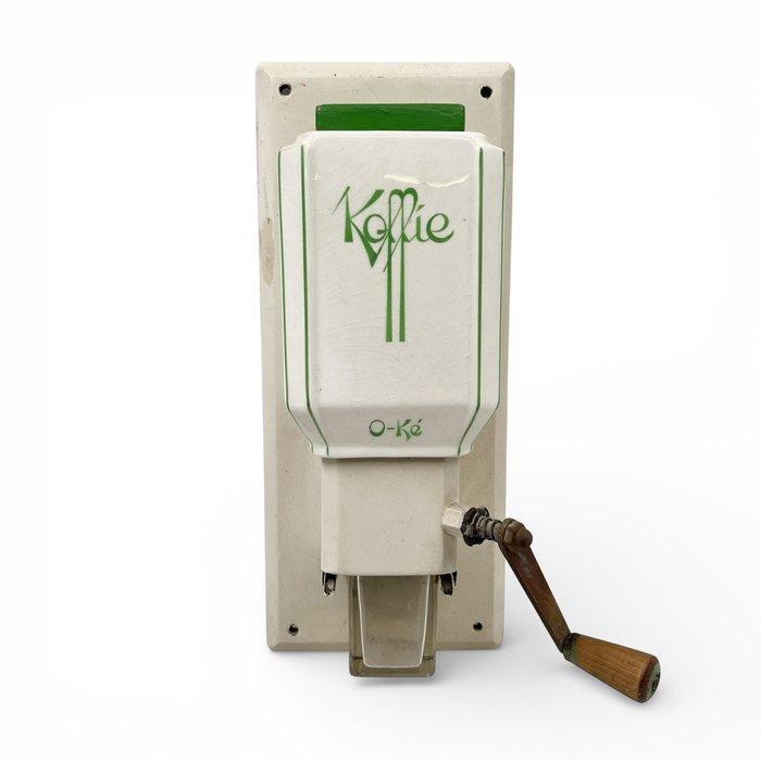 O-Ké Koffie - Koffiemolen - Hout, Metaal, Aardewerk, Glas -, Antiek en Kunst, Antiek | Keukengerei
