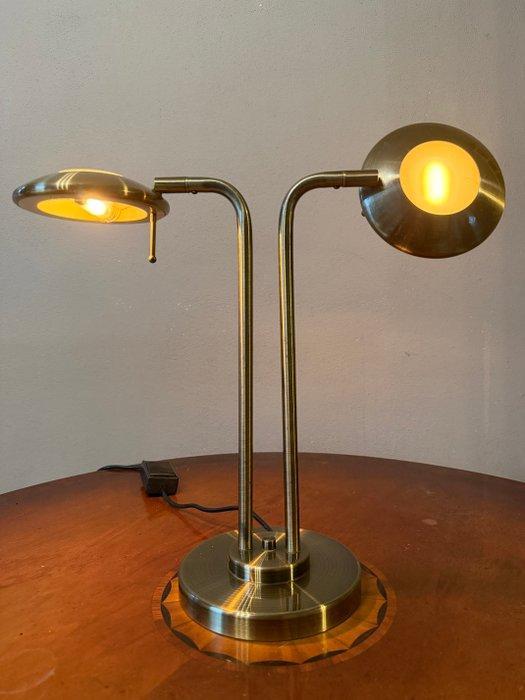 Jan des Bouvrie - Tafellamp - Aluminium - Dubbele bureaulamp, Antiek en Kunst, Curiosa en Brocante