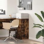 vidaXL Dressoir met lade Rook Eiken 38 x 34 x 75 cm, Huis en Inrichting, Verzenden, Nieuw