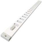 Aluminium afsluitbaar schuifrooster opbouw 470 x 30mm, Doe-het-zelf en Bouw, Verzenden, Nieuw