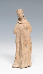 Oud-Grieks, Hellenistisch Groot terracotta Tanagra-figuur