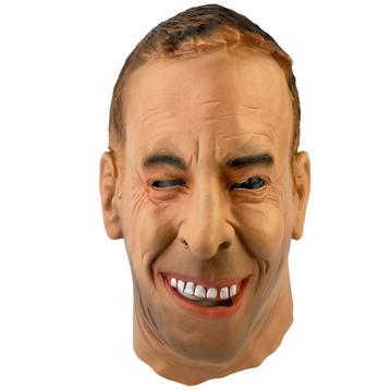 Man masker lachend (bruin, Verzenden