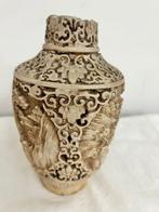 Vase - faux ivoire - Ancien vase chinois, Antiquités & Art
