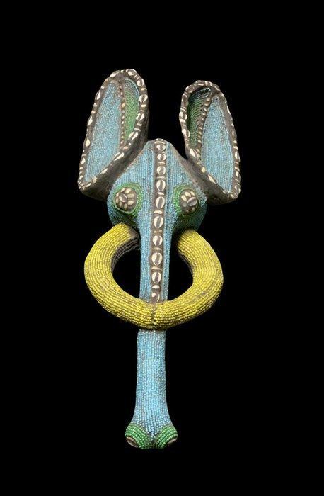 Zeldzaam en uitzonderlijk masker - masker olifant Babanki -, Antiek en Kunst, Kunst | Niet-Westerse kunst