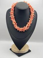 autre - Collier en corail rose naturel de style Baroque en, Collections