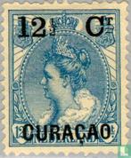 Curaçao - Koningin Wilhelmina, met opdruk - 1902, Postzegels en Munten, Postzegels | Nederlandse Antillen en Aruba, Verzenden