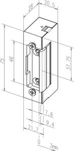 Assa Vema elektrisch deurslot - 10001240, Doe-het-zelf en Bouw, Verzenden, Nieuw