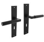 Intersteel deurkruk Bau-Stil op langschild SL72 mat zwart, Ophalen of Verzenden, Nieuw