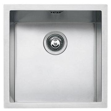 Bieden: Barazza stainless steel square sink 40 x 40 softtop, Ophalen of Verzenden