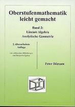 Oberstufenmathematik, leicht gemacht, Bd.2, Lineare Alge..., Boeken, Gelezen, Not specified, Verzenden
