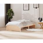 vidaXL Bedframe massief hout wit 100x200 cm, Huis en Inrichting, Slaapkamer | Bedden, Verzenden, Nieuw