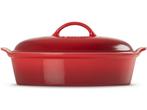 Le Creuset Ovenschaal Ovaal met Deksel 36 cm / 3,8 Liter, Verzenden, Zo goed als nieuw