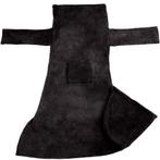 2 Fleece dekens met mouwen - 200 x 170 cm, zwart, Maison & Meubles, Verzenden