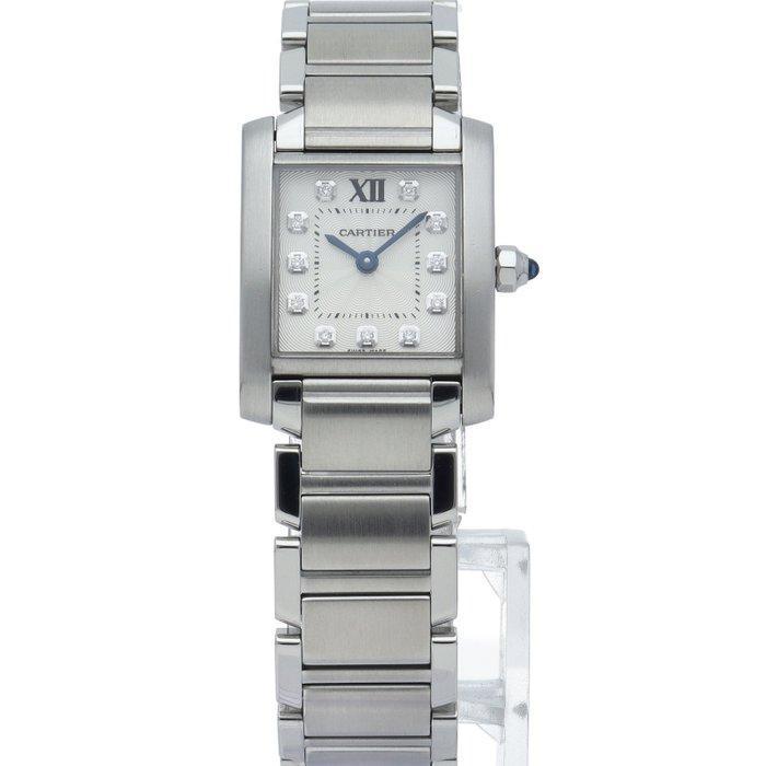 Cartier - Tank Francaise SM Watch 11P Diamond - WE110006 -, Bijoux, Sacs & Beauté, Montres | Hommes