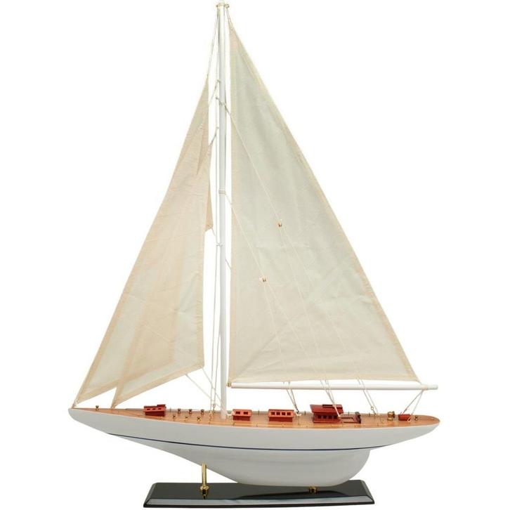 Zeilboot Model 65cm Wit, Hobby en Vrije tijd, Modelbouw | Boten en Schepen, Nieuw, Ophalen of Verzenden