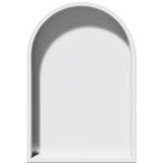 Inbouwnis Looox BoX Arc 32x7x47 cm Mat Wit, Doe-het-zelf en Bouw, Ophalen of Verzenden, Nieuw, Bad