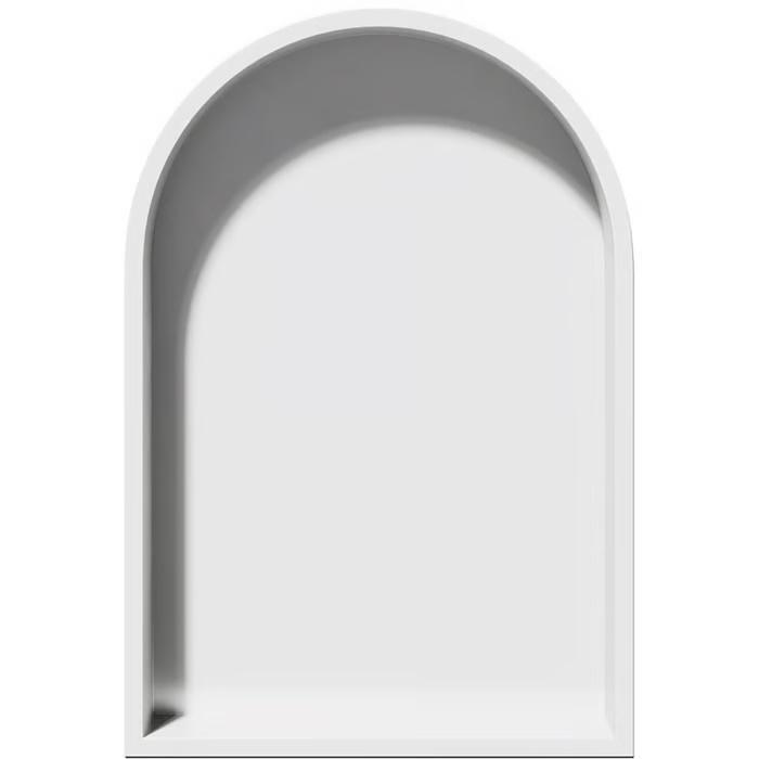 Inbouwnis Looox BoX Arc 32x7x47 cm Mat Wit, Doe-het-zelf en Bouw, Sanitair, Bad, Nieuw, Ophalen of Verzenden