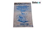 Livret dinstructions Suzuki GSX 750 F 1998-2006 (GSX750F, Motoren, Verzenden, Nieuw