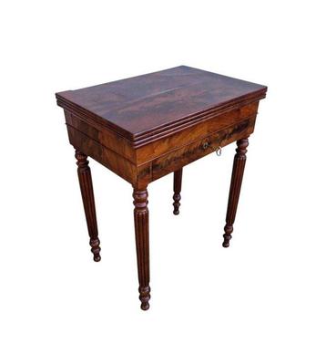 L. Philippe periode Muurtafel - Vouwtafel - Speeltafel -, Antiek en Kunst