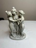 sculptuur, Le tre grazie after Antonio Canova - 2 kg - 22 cm, Antiek en Kunst
