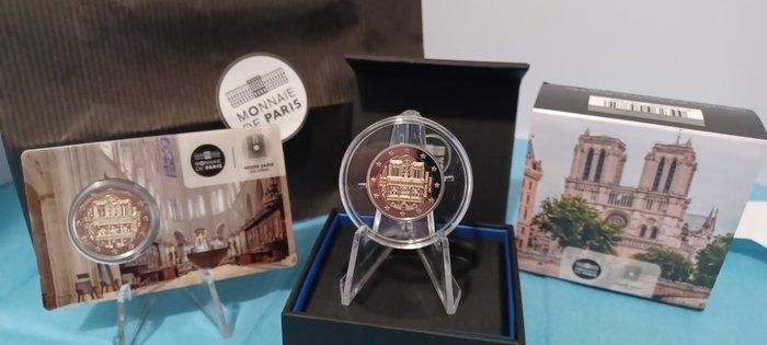 Frankrijk. 2 Euro 2025 Notre Dame de Paris (2 monnaies), Postzegels en Munten, Munten | Europa | Euromunten