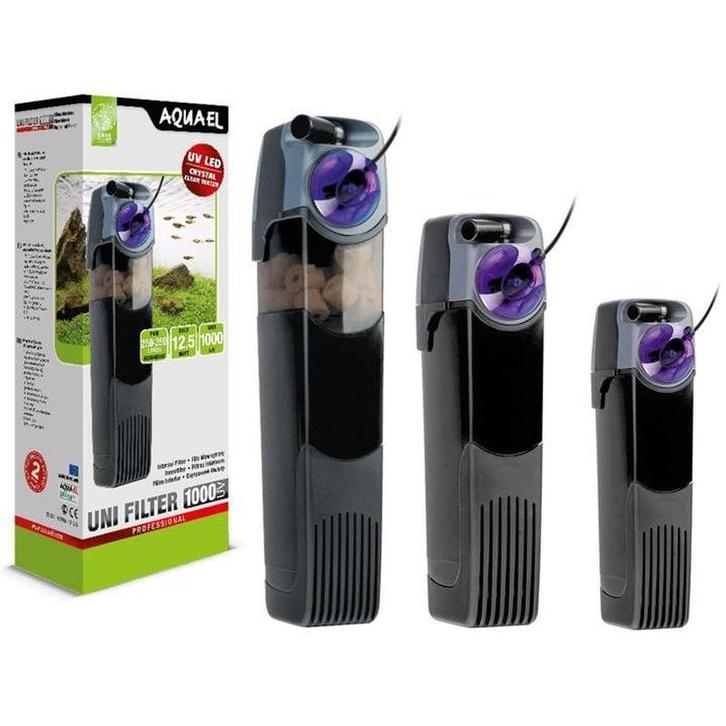 Aquael UNI filter met UV 1000 aquarium binnenfilter, Dieren en Toebehoren, Vissen | Aquaria en Toebehoren, Filter of Co2, Nieuw
