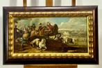 Scuola fiamminga (XIX) - Scena di Battaglia a cavallo, Antiek en Kunst
