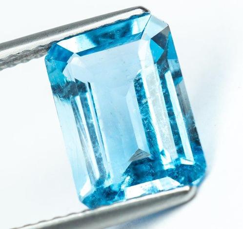 Zonder Minimumprijs Aquamarijn - 2.64 ct - Antwerp, Handtassen en Accessoires, Edelstenen