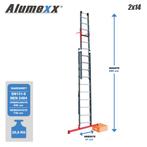 Premium ladder met Topsafe Systeem 2 delig, Doe-het-zelf en Bouw, Ladders en Trappen, Verzenden, Nieuw