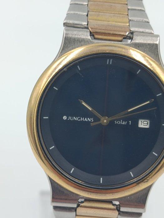 Junghans - Junghans Solar 1 Armbanduhr Bicolor Edelstahl mit, Handtassen en Accessoires, Horloges | Heren