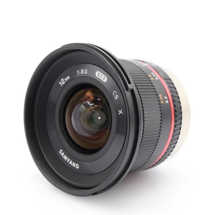 Samyang 12mm F/2 NCS CS Fuji X noir | Occasion, Audio, Tv en Foto, Foto | Lenzen en Objectieven, Ophalen of Verzenden