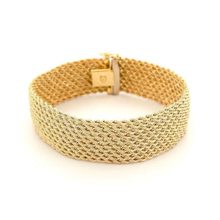 Handmade - Armband - Bismark - 16.4 g - 18 karaat Geel goud, Handtassen en Accessoires, Armbanden