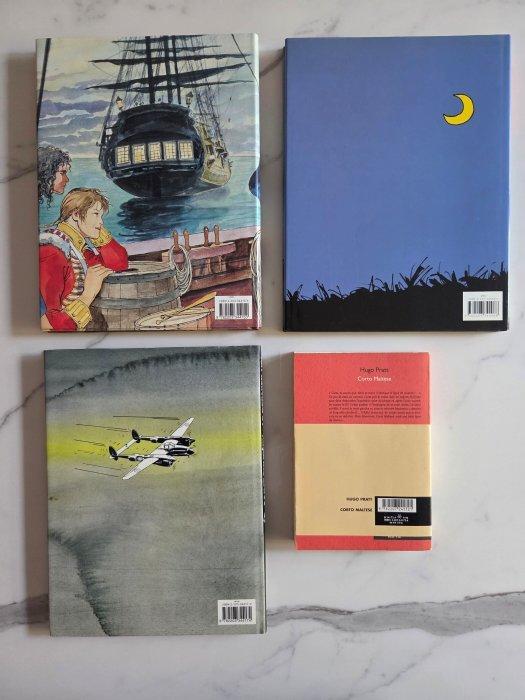 Hugo Pratt - 3x C + B + 3x jaquette - 4 Album - Eerste druk, Boeken, Stripverhalen
