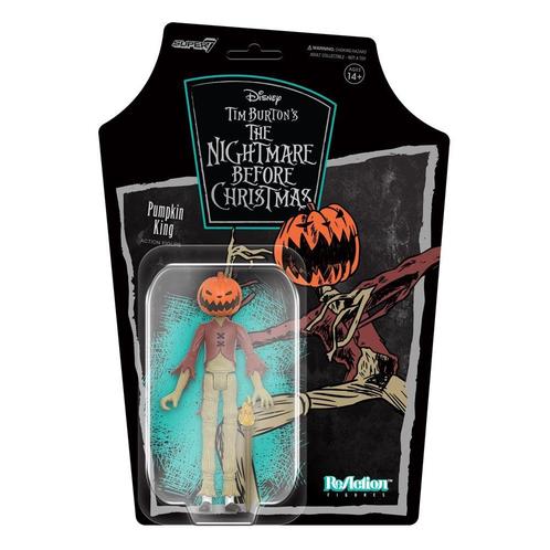 Nightmare Before Christmas ReAction Action Figure Pumpkin Ki, Collections, Disney, Enlèvement ou Envoi