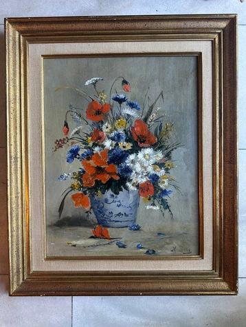Hubert Bellis (1831 - 1902) - Gorgeous painting: Flower