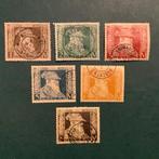 Beieren 1911 - Marken waardes koning Luitpold - Michel 86/91, Gestempeld