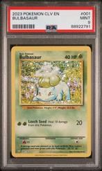 Pokémon - 1 Graded card - bulbasaur - PSA 9, Nieuw