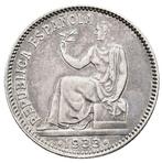 Espagne. II República Española. 1 Peseta 1933 Giro 20º (Sans