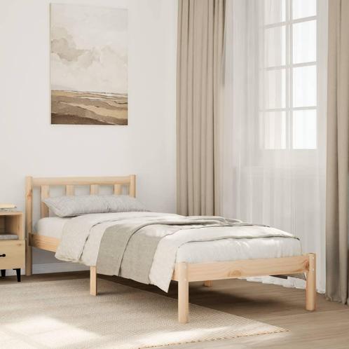 vidaXL Bedframe extra lang zonder matras massief grenenhout, Huis en Inrichting, Slaapkamer | Bedden, Nieuw, Verzenden