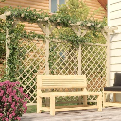 vidaXL Tuinhek met latwerk en pergola 300x50x200 cm, Jardin & Terrasse, Clôtures de jardin, Envoi