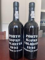1992 Kopke - Douro Colheita Port - 2 Flessen (0.75 liter), Verzamelen, Wijnen, Nieuw