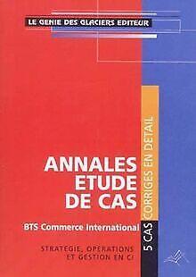 Annales BTS Commerce International. Stratégie, opération..., Livres, Livres Autre, Envoi